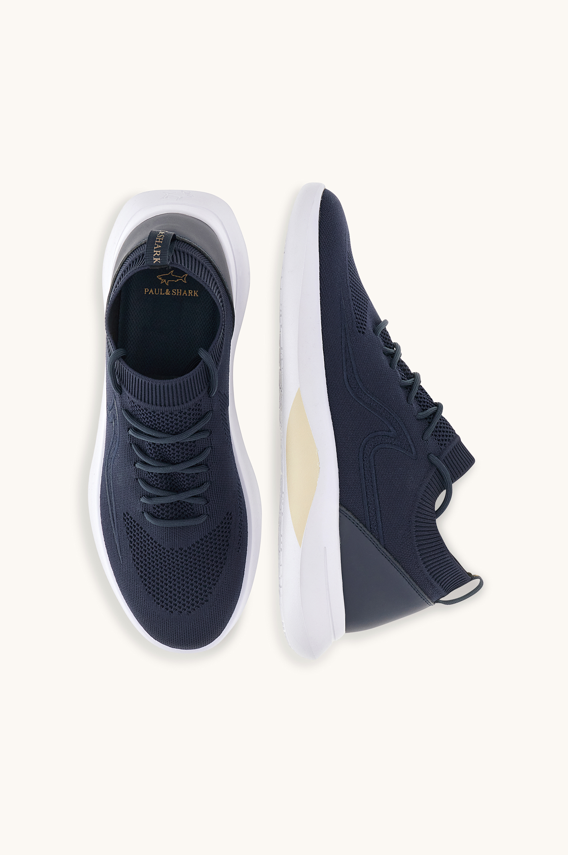 Paul Shark Paul Shark Erkek Fileli Rahat Taban Sivri Burun Düz Lacivert Sneaker 15318023-050