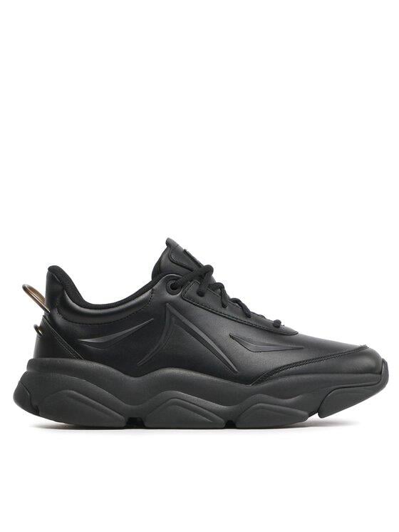Paul Shark Paul Shark Erkek Günlük kullanım Düz ve Kısa Topuklu Siyah Sneaker 23418011-011