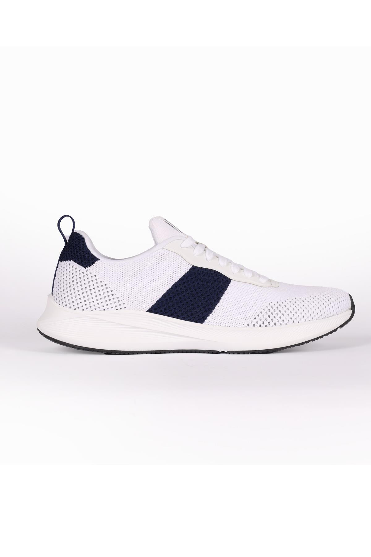 Paul Shark Paul Shark Erkek Günlük kullanım Düz ve Kısa Topuklu Beyaz Sneaker 23418010-010