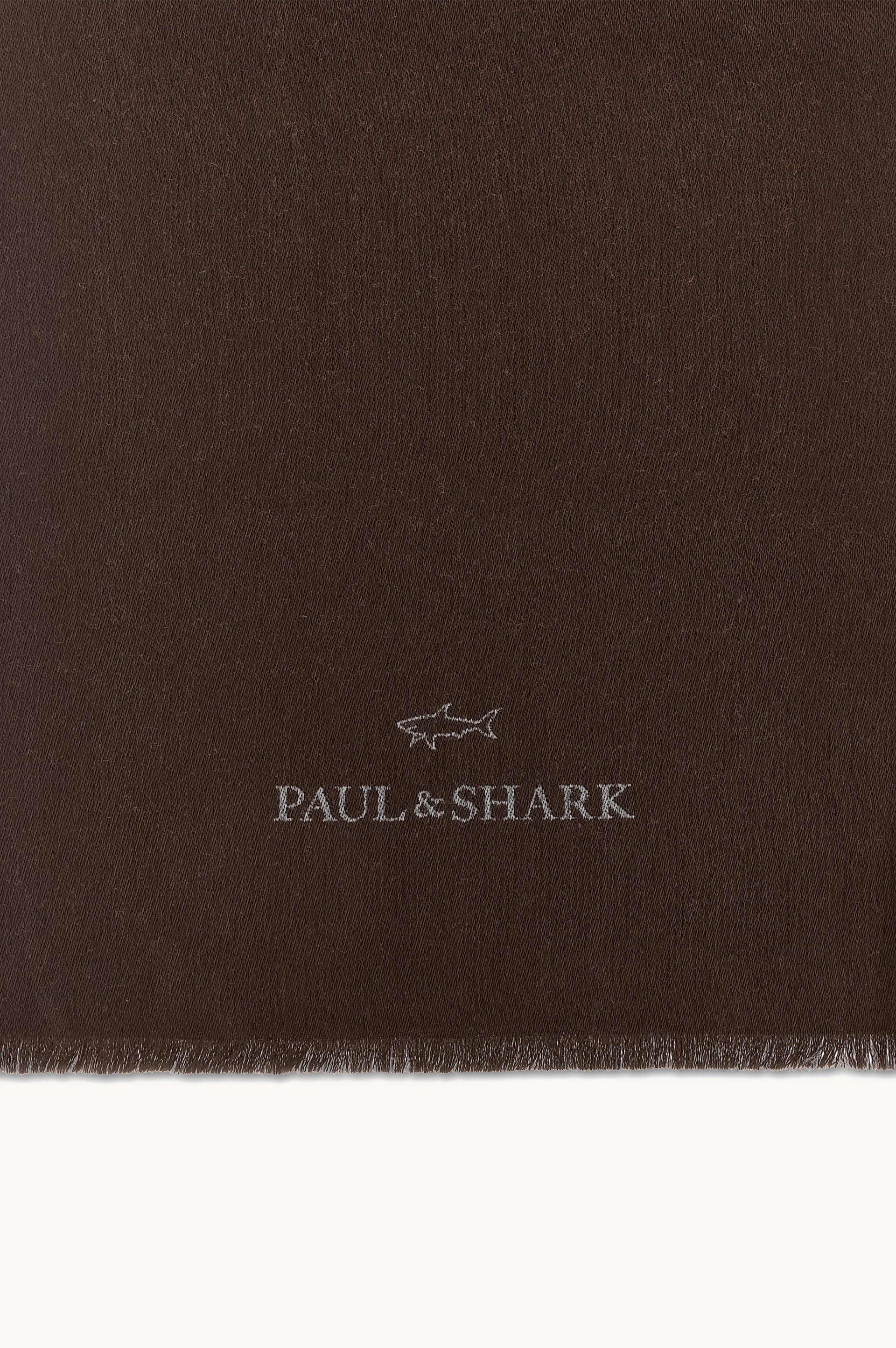 Paul Shark Paul Shark Erkek İkonik Tarz Yün Kahverengi-Gri Atkı 14317006-R23