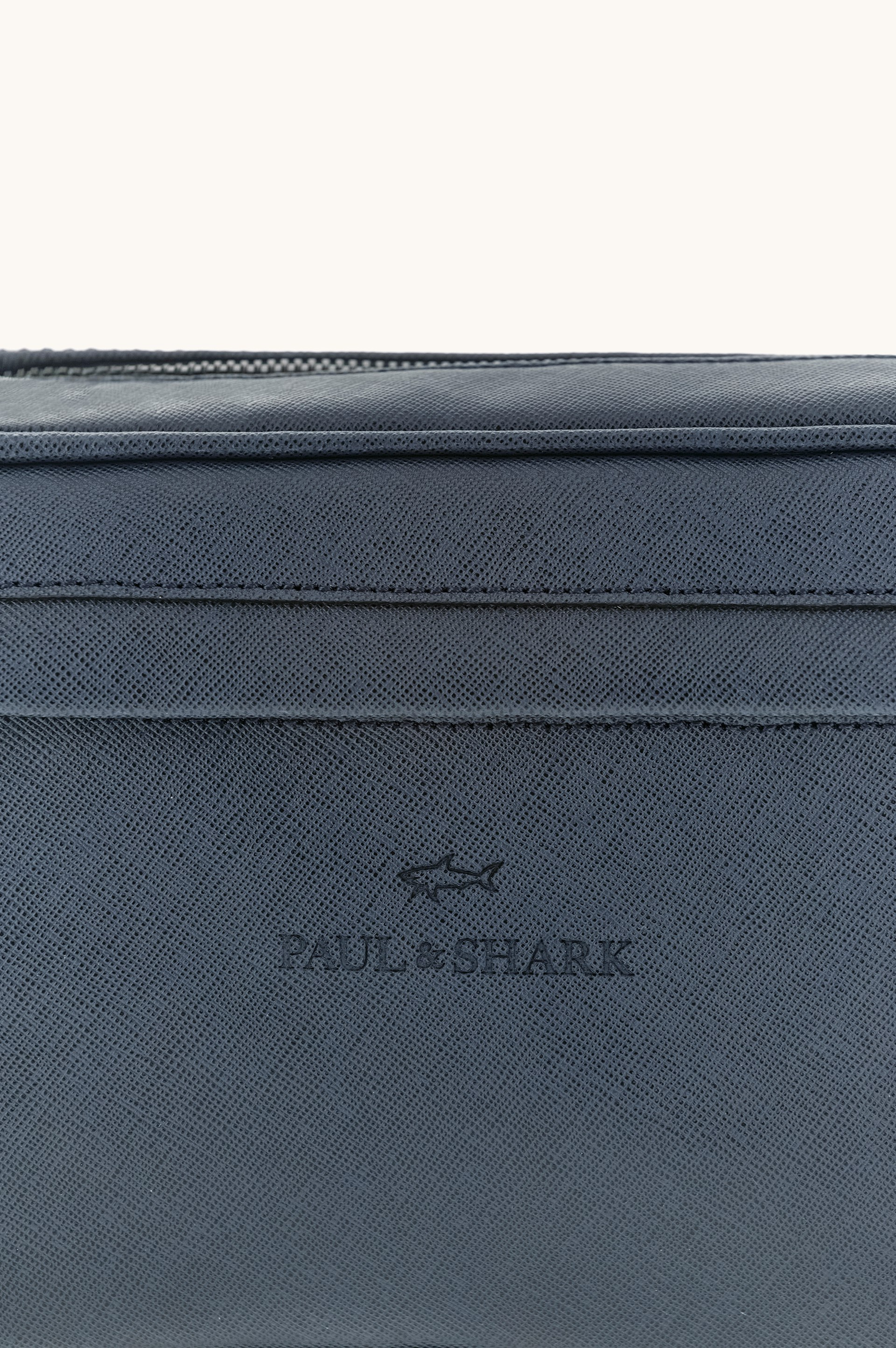 Paul Shark Paul Shark Erkek Kısa Askılı Fermuarlı Ön Bölmeli Logo Detaylı Mavi El Çantası 26418111-013