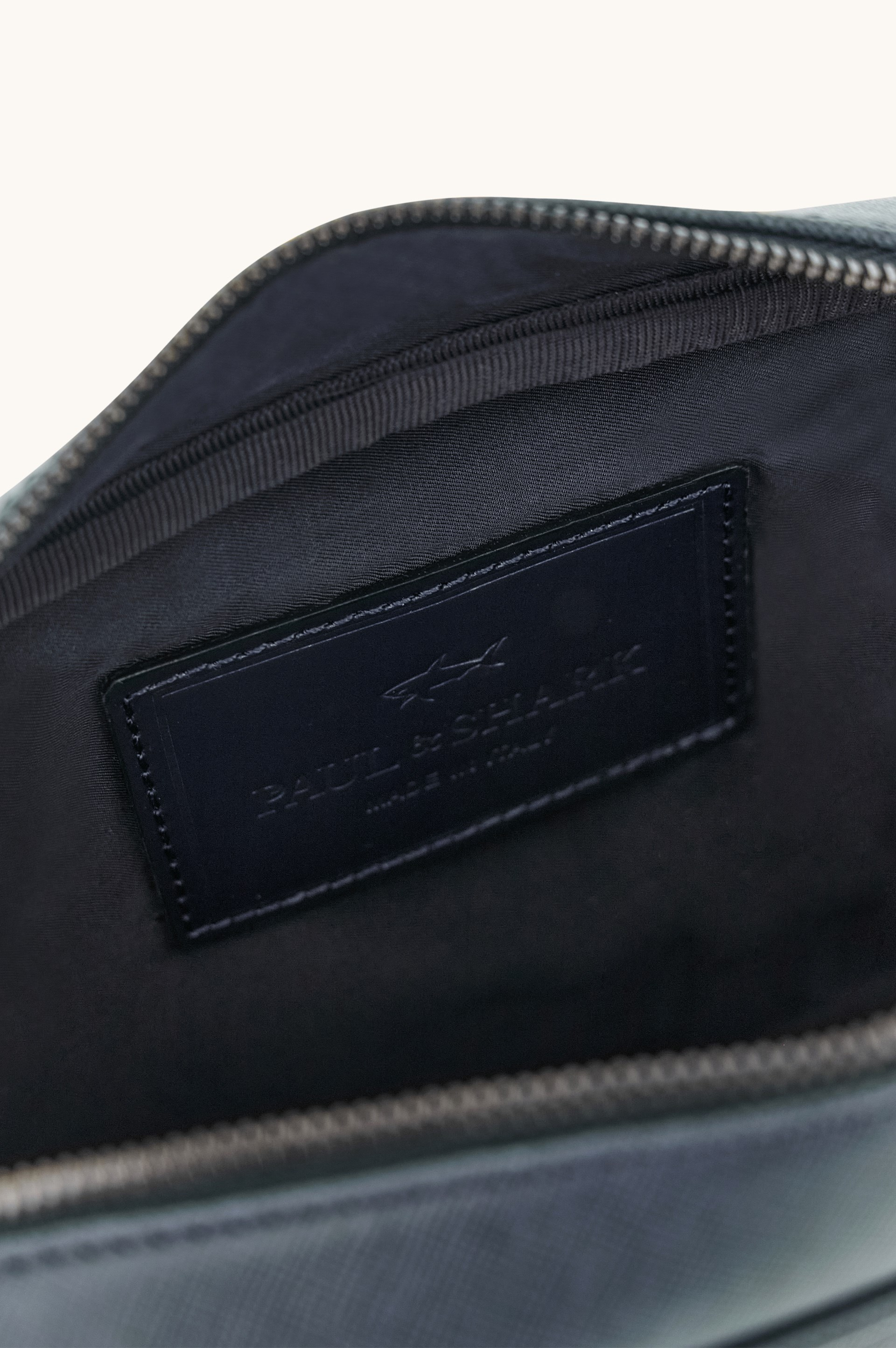 Paul Shark Paul Shark Erkek Kısa Askılı Fermuarlı Ön Bölmeli Logo Detaylı Mavi El Çantası 26418111-013