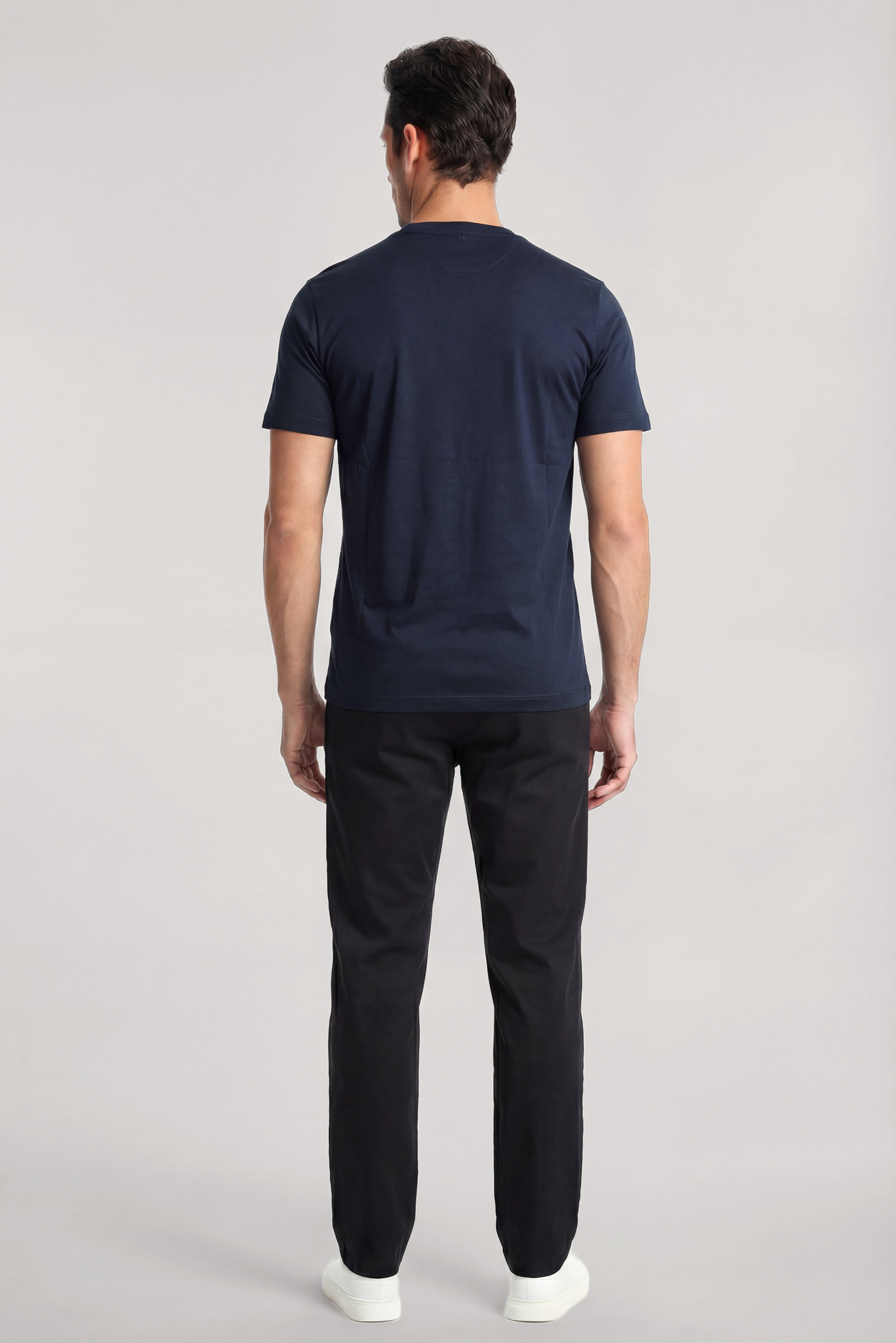 Paul Shark Paul Shark Erkek Kısa Kol Bisiklet Yaka Rahat Kesim Mavi T-Shirt 26411011SM-013