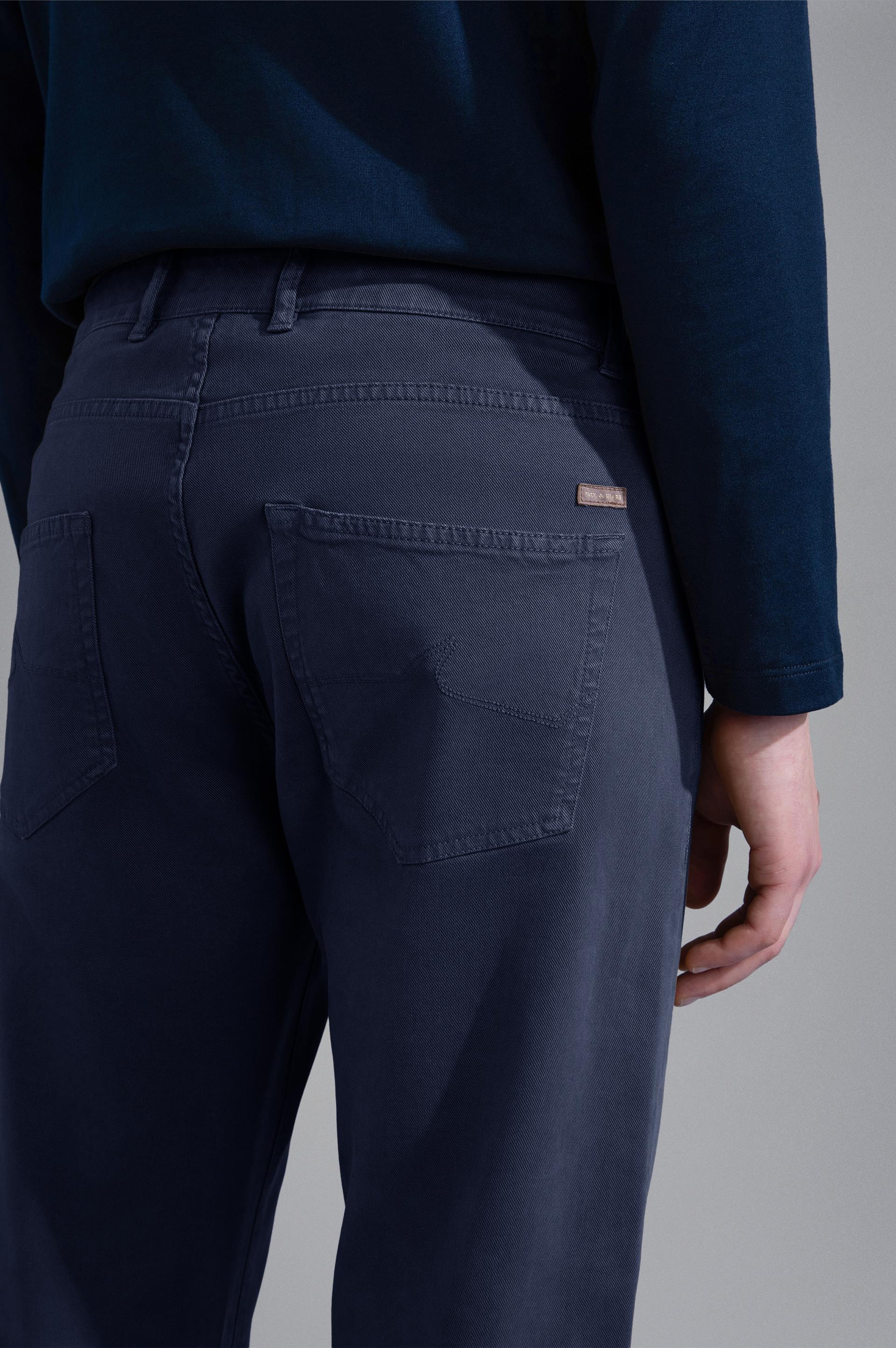 Paul Shark Paul Shark Erkek Logolu 5 Cepli Denim Lacivert Pantolon 13314062-013