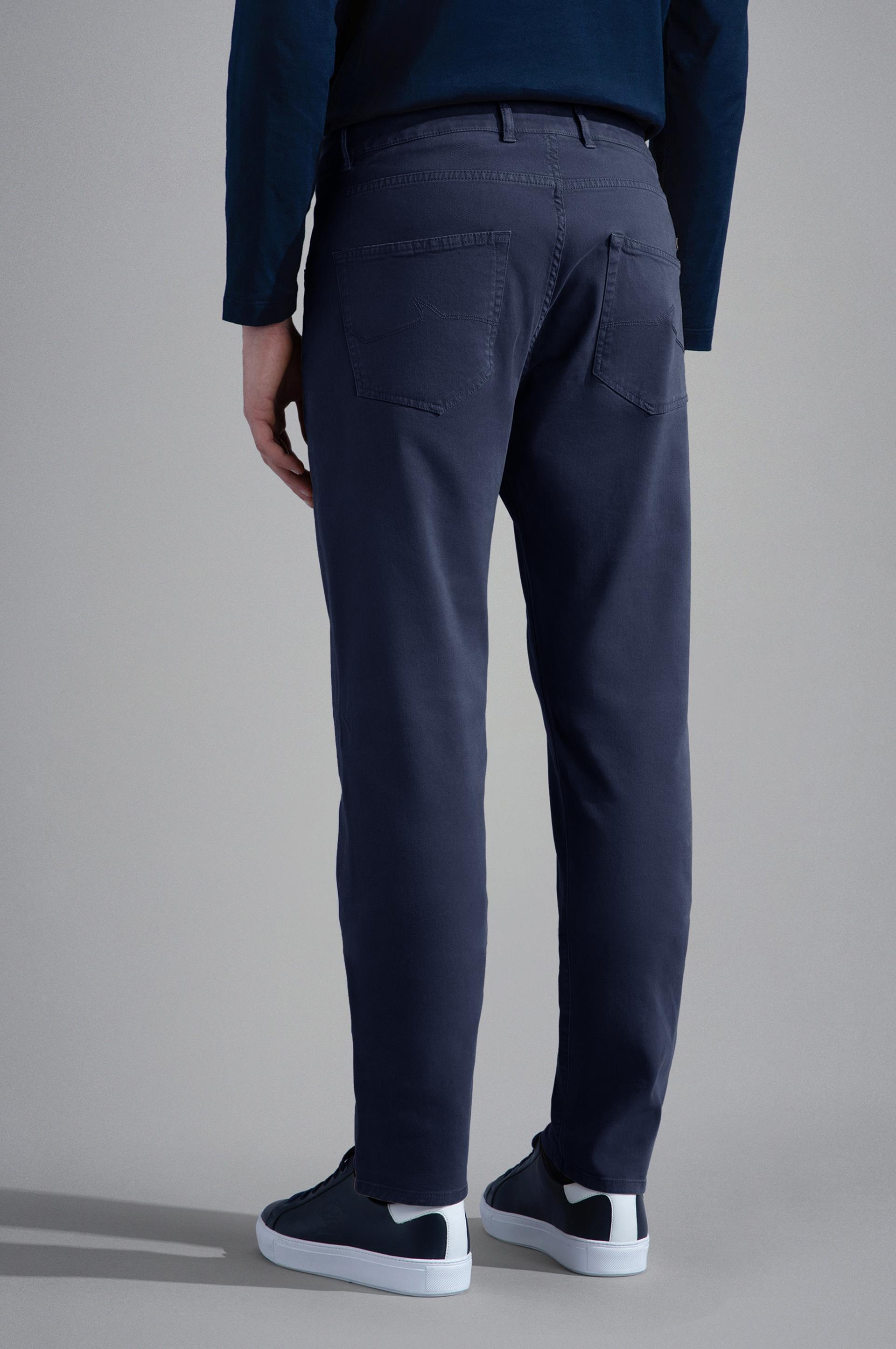 Paul Shark Paul Shark Erkek Logolu 5 Cepli Denim Lacivert Pantolon 13314062-013