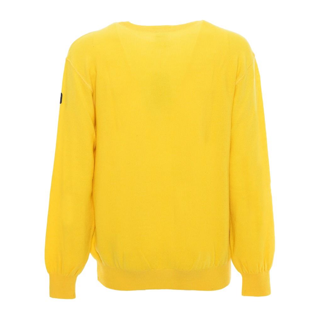 Paul Shark Paul Shark Erkek Marka Logo Detaylı Regular Fit Uzun Kollu Sarı Kazak P20P1513-358