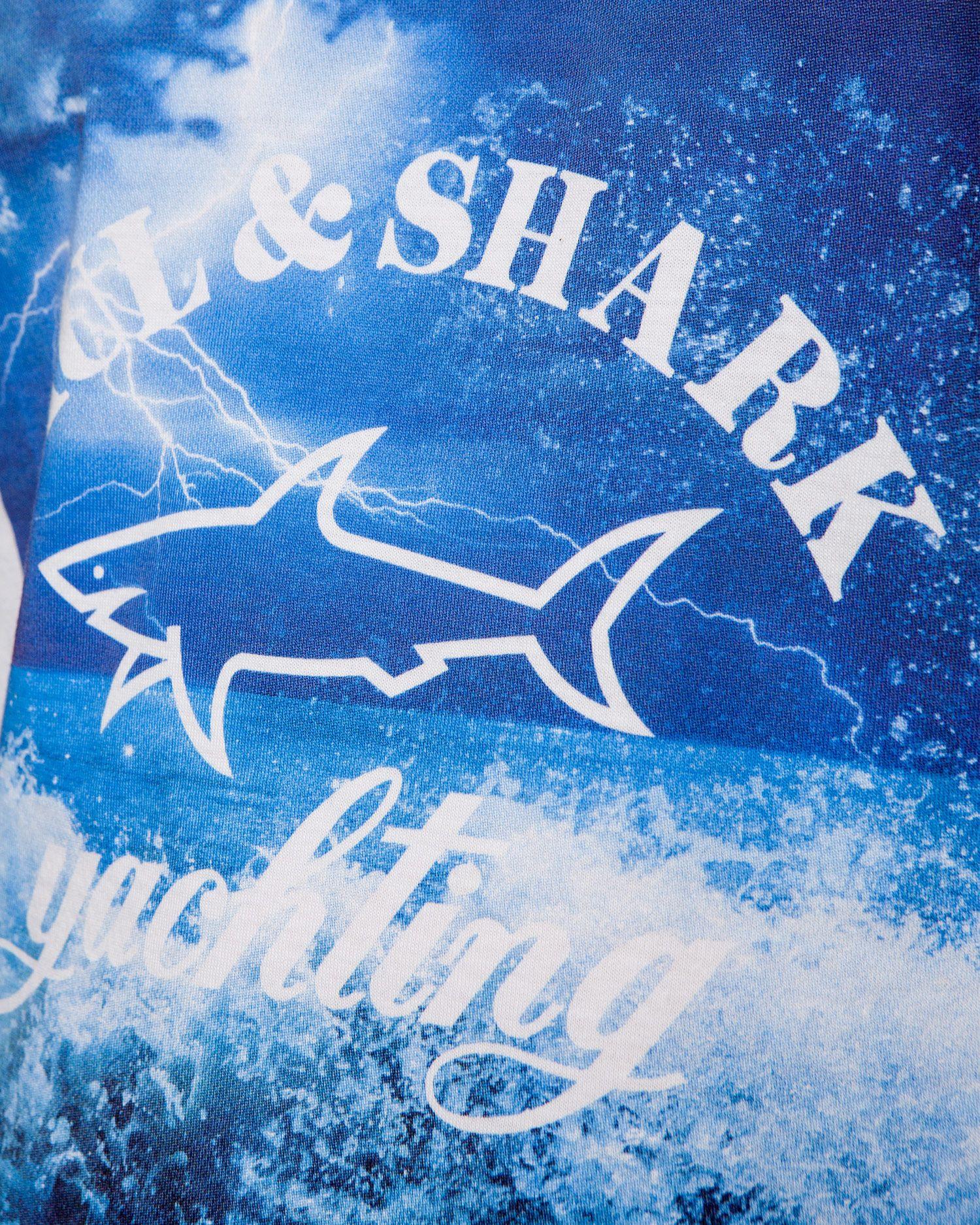 Paul Shark Paul Shark Erkek Marka Logo Detaylı Regular Fit Kısa Kollu Beyaz T-Shirt E20P1092-010