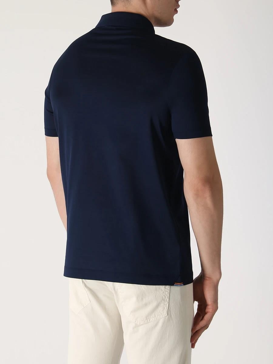 Paul Shark Paul Shark Erkek Marka Logo Detaylı Regular Fit Kısa Kollu Lacivert Polo Yaka T-Shirt 23411215-013