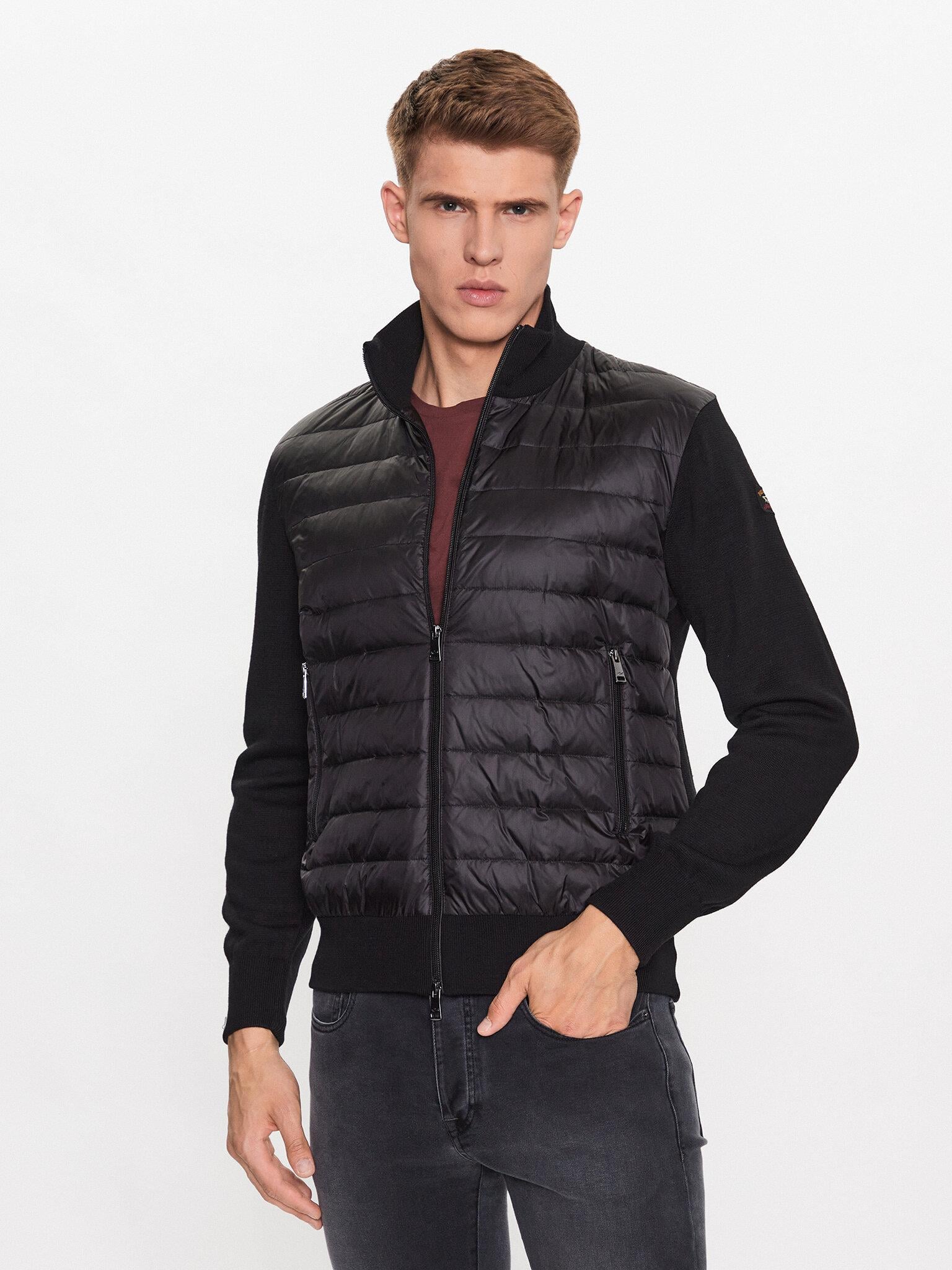 Paul Shark Paul Shark Erkek Marka Logo Detaylı Regular Fit Uzun Kollu Siyah Mont 12311223-011