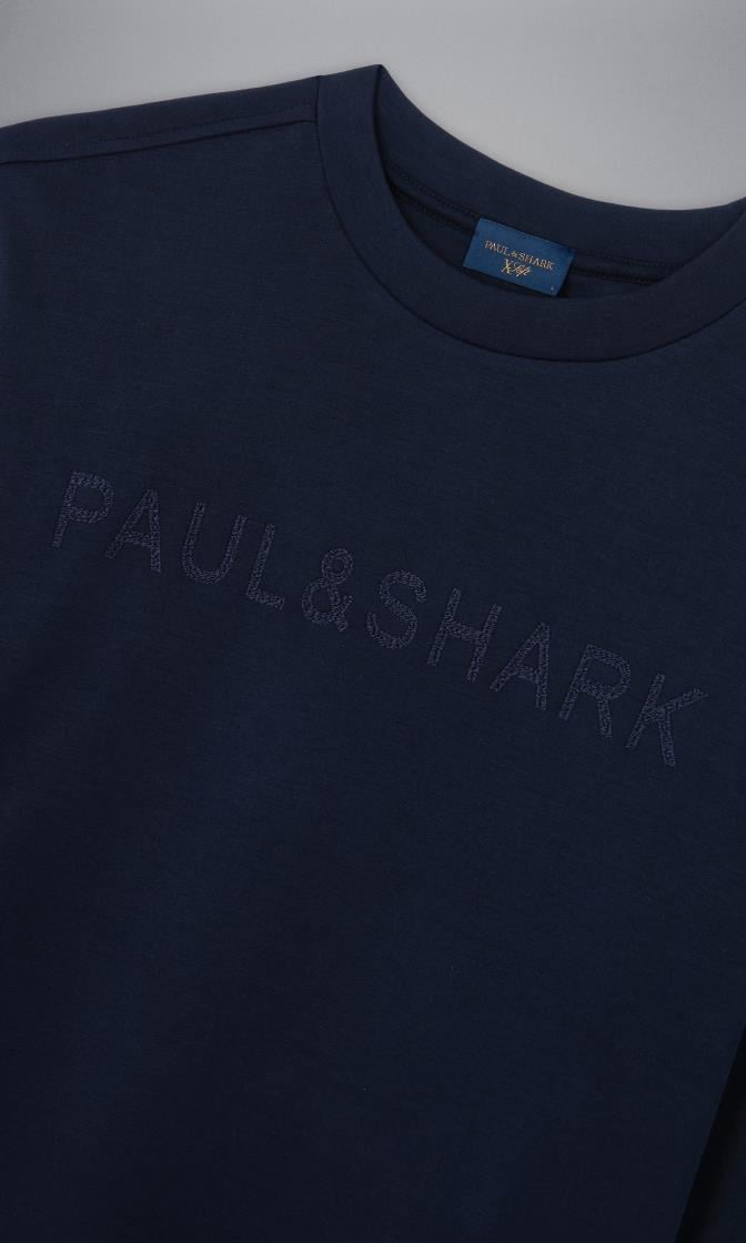 Paul Shark Paul Shark Erkek Marka Logolu Uzun Kollu Rahat Lacivert Sweatshirt 14311842-050
