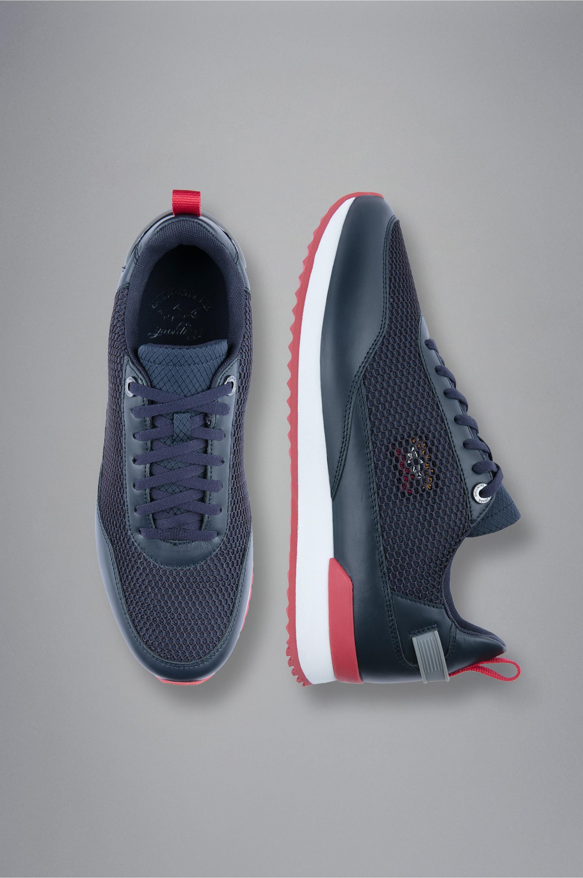 Paul Shark Paul Shark Erkek Marka Logolu Rahat Taban Bağıcıklı Lacivert Sneaker 13318004-050