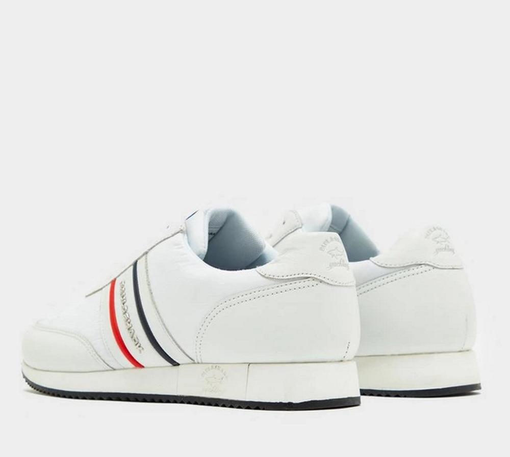 Paul Shark Paul Shark Erkek Metal Toka Derili Marka Logolu Beyaz Sneaker 22418018-010