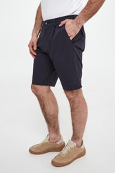 Paul Shark Paul Shark Erkek Normal Bel Pileli Kısa Lacivert Deniz Şortu 25414078-013
