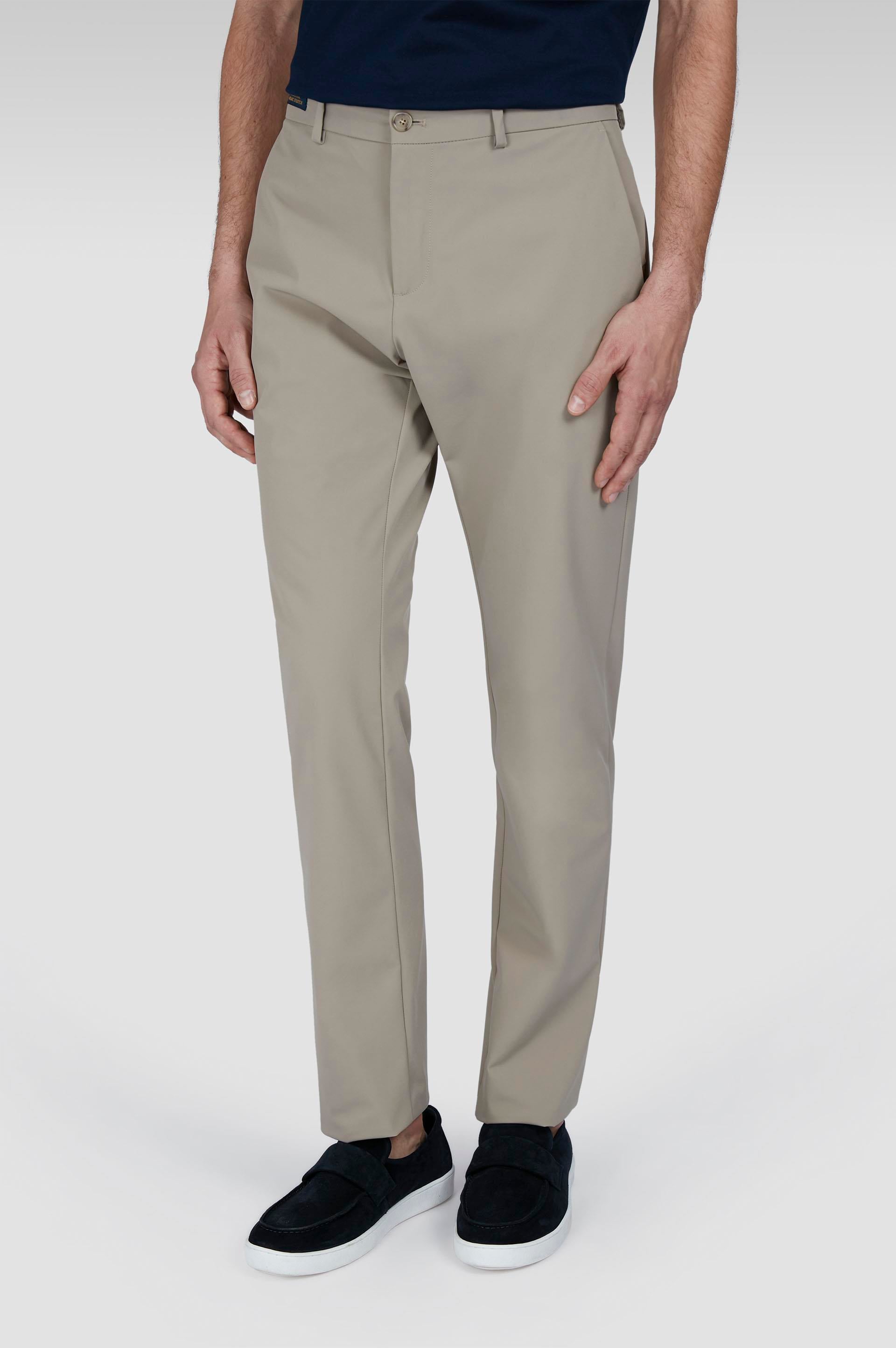 Paul Shark Paul Shark Erkek Normal Bel Boru Paça Günlük Kullanım Bej Pantolon 25414079-128