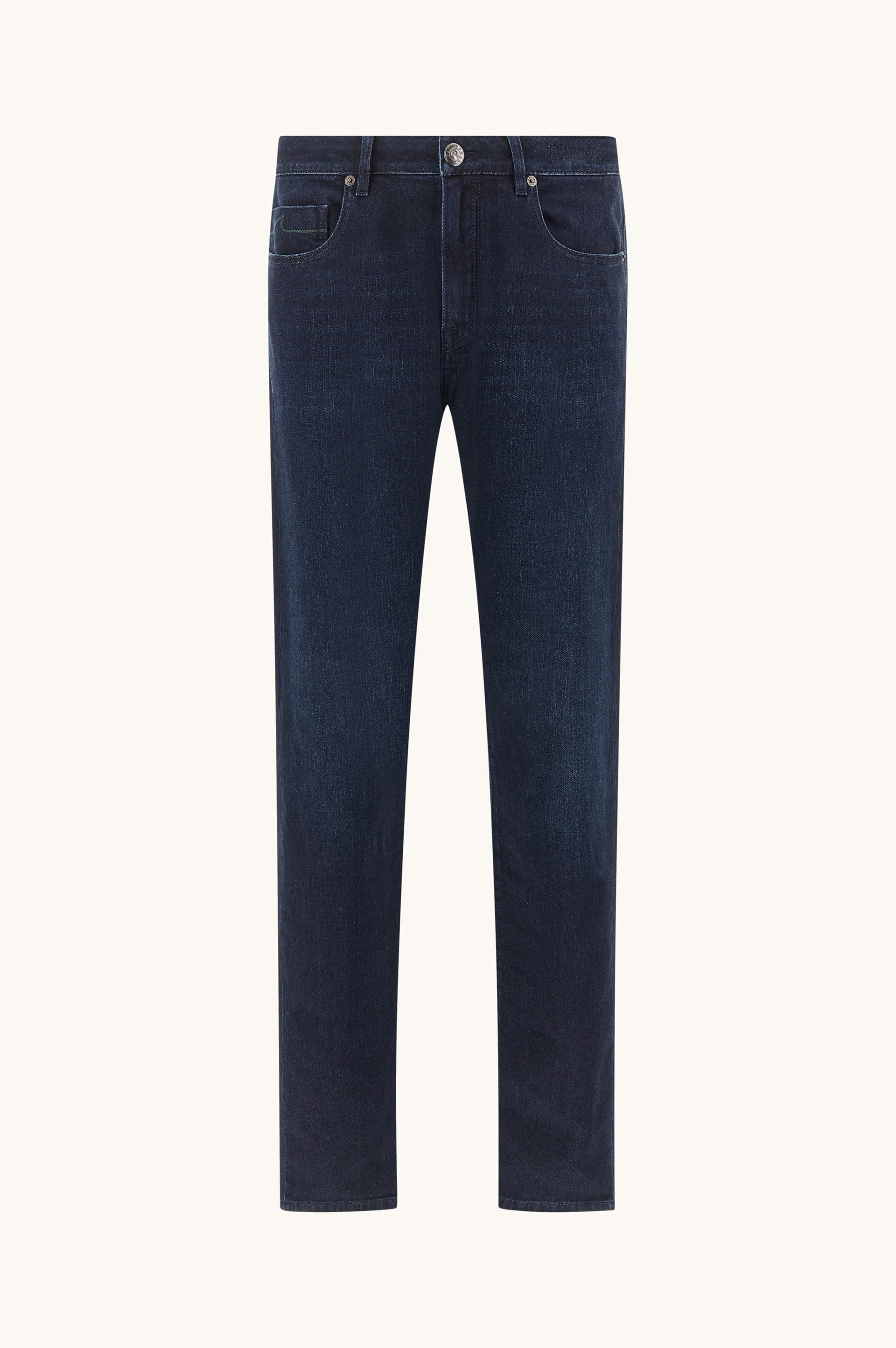 Paul Shark Paul Shark Erkek Normal Kalıp Düz Paça Esnek Denim Lacivert Pantolon 16314143-J03