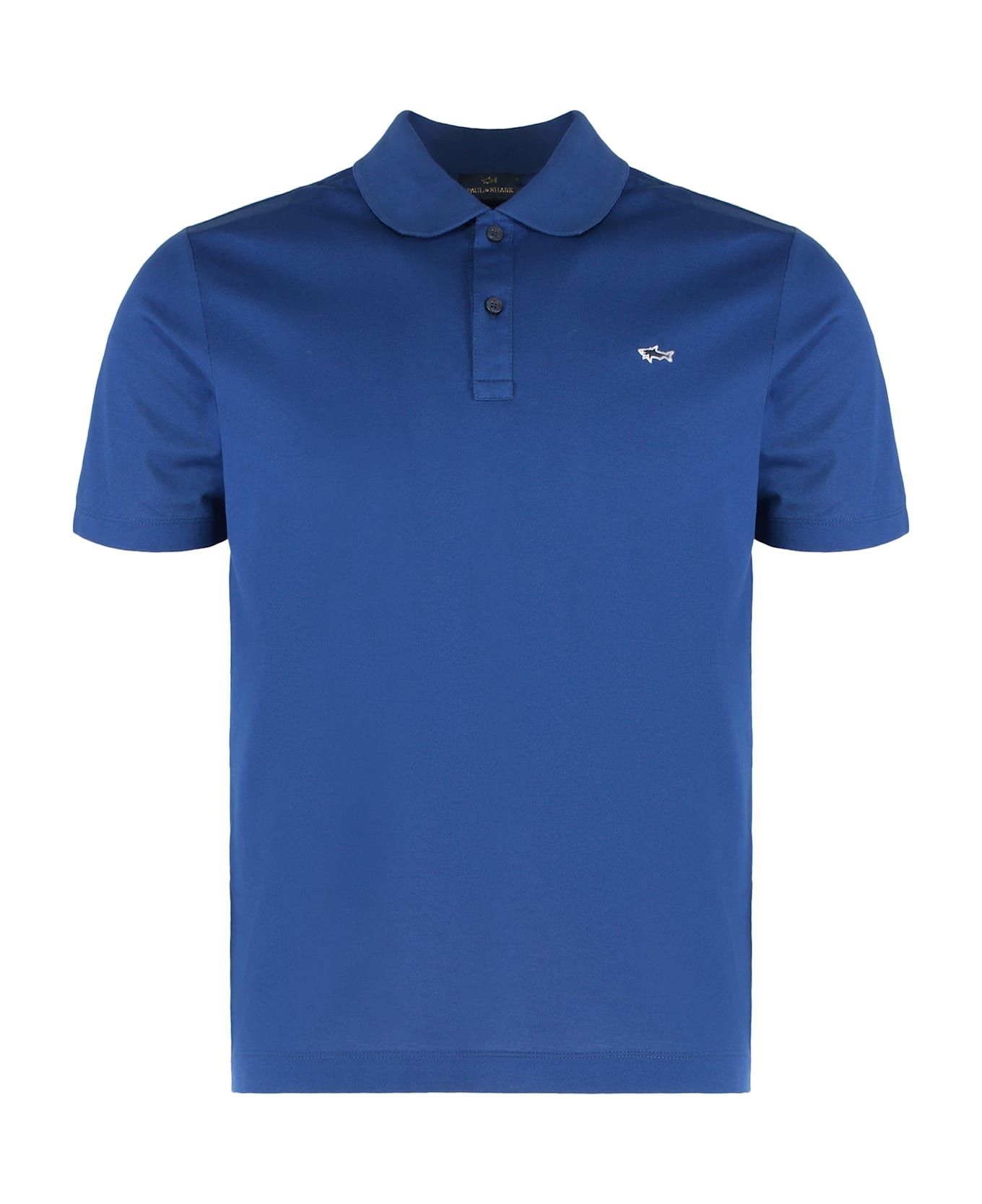 Paul Shark Paul Shark Erkek Normal Kesim Pamuklu Pike Kumaş Kısa Kollu Mavi Polo Yaka T-Shirt 99311000-342