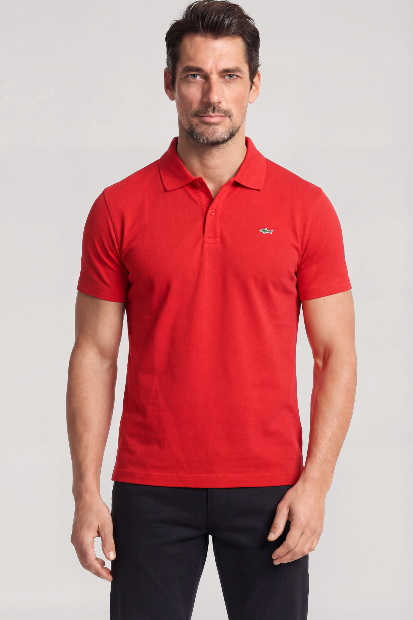Paul Shark Paul Shark Erkek Normal Kesim Pamuklu Pike Kumaş Kısa Kollu Kırmızı Polo Yaka T-Shirt 99311000-577