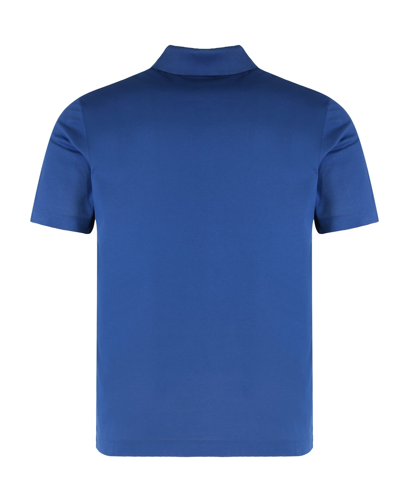 Paul Shark Paul Shark Erkek Normal Kesim Pamuklu Pike Kumaş Kısa Kollu Mavi Polo Yaka T-Shirt 99311000-342