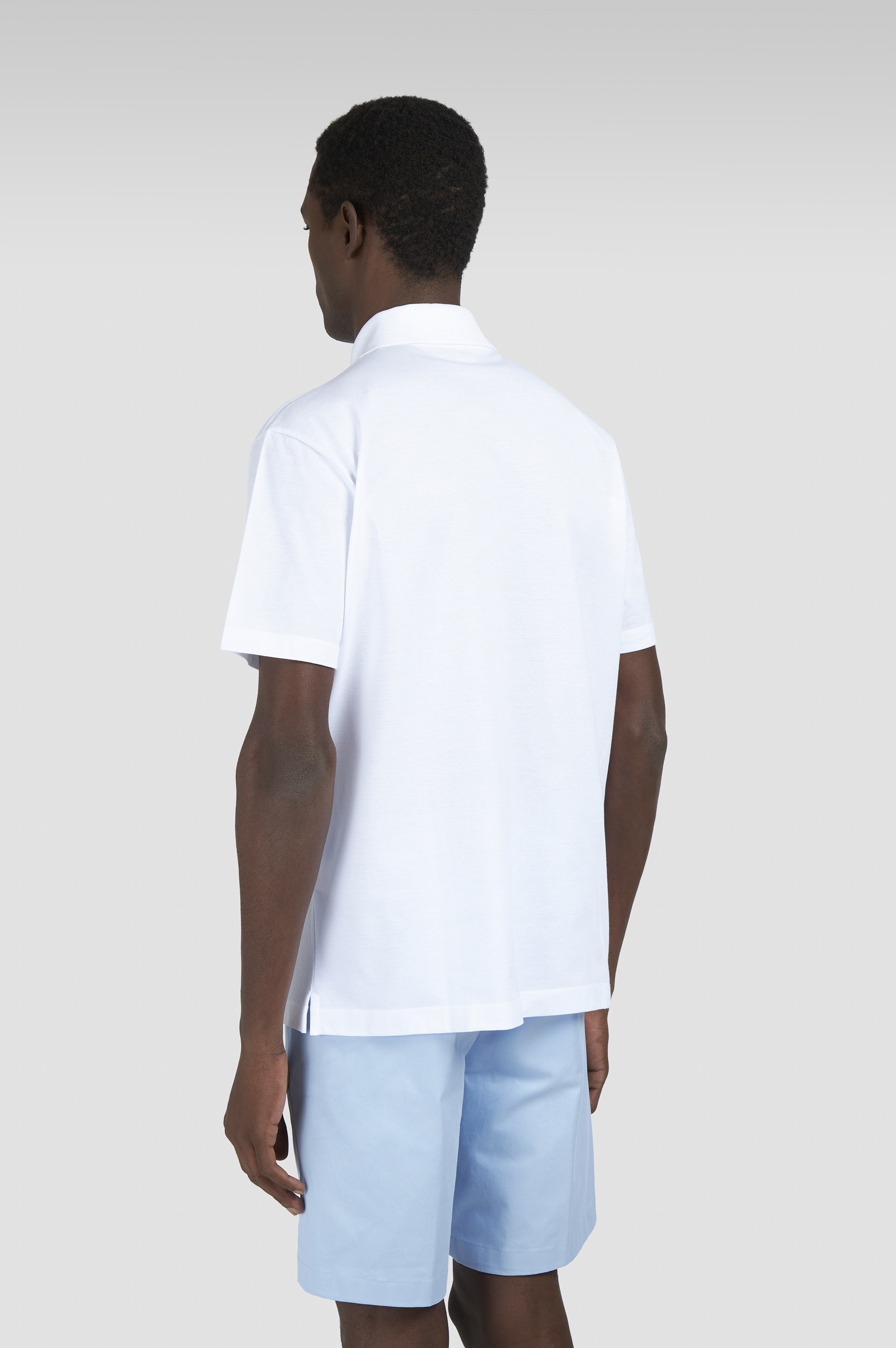 Paul Shark Paul Shark Erkek Normal Kesim Pamuklu Pike Kumaş Kısa Kollu Beyaz Polo Yaka T-Shirt 99311000-010