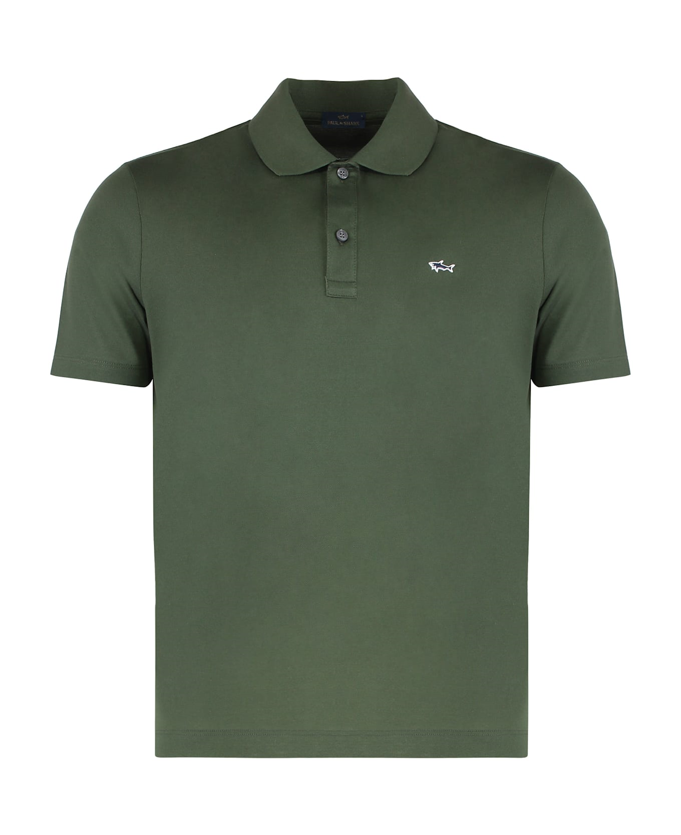 Paul Shark Paul Shark Erkek Normal Kesim Pamuklu Pike Kumaş Kısa Kollu Yeşil Polo Yaka T-Shirt 99311000-089