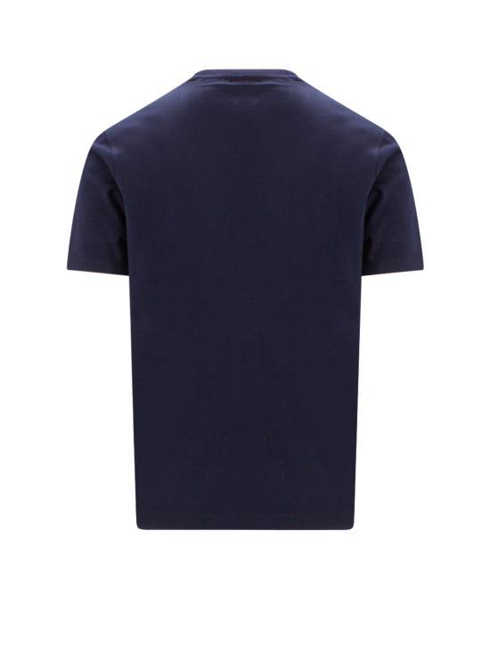 Paul Shark Paul Shark Erkek Pamuklu Regular Fit Düz Kısa Kollu Lacivert T-Shirt 23411053-013