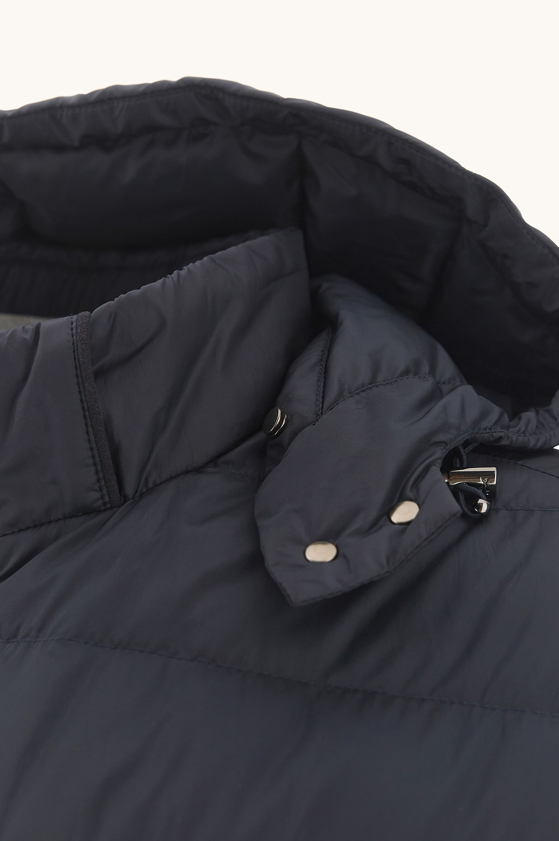 Paul Shark Paul Shark Erkek Pamuklu Regular Fit Kapitoneli Kapüşonlu Fermuarlı Lacivert Mont 99312008-013