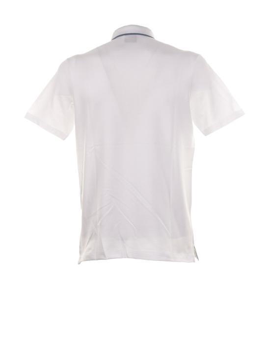 Paul Shark Paul Shark Erkek Pamuklu Regular Fit Düz Kısa Kollu Beyaz Polo Yaka T-Shirt 23411240-010
