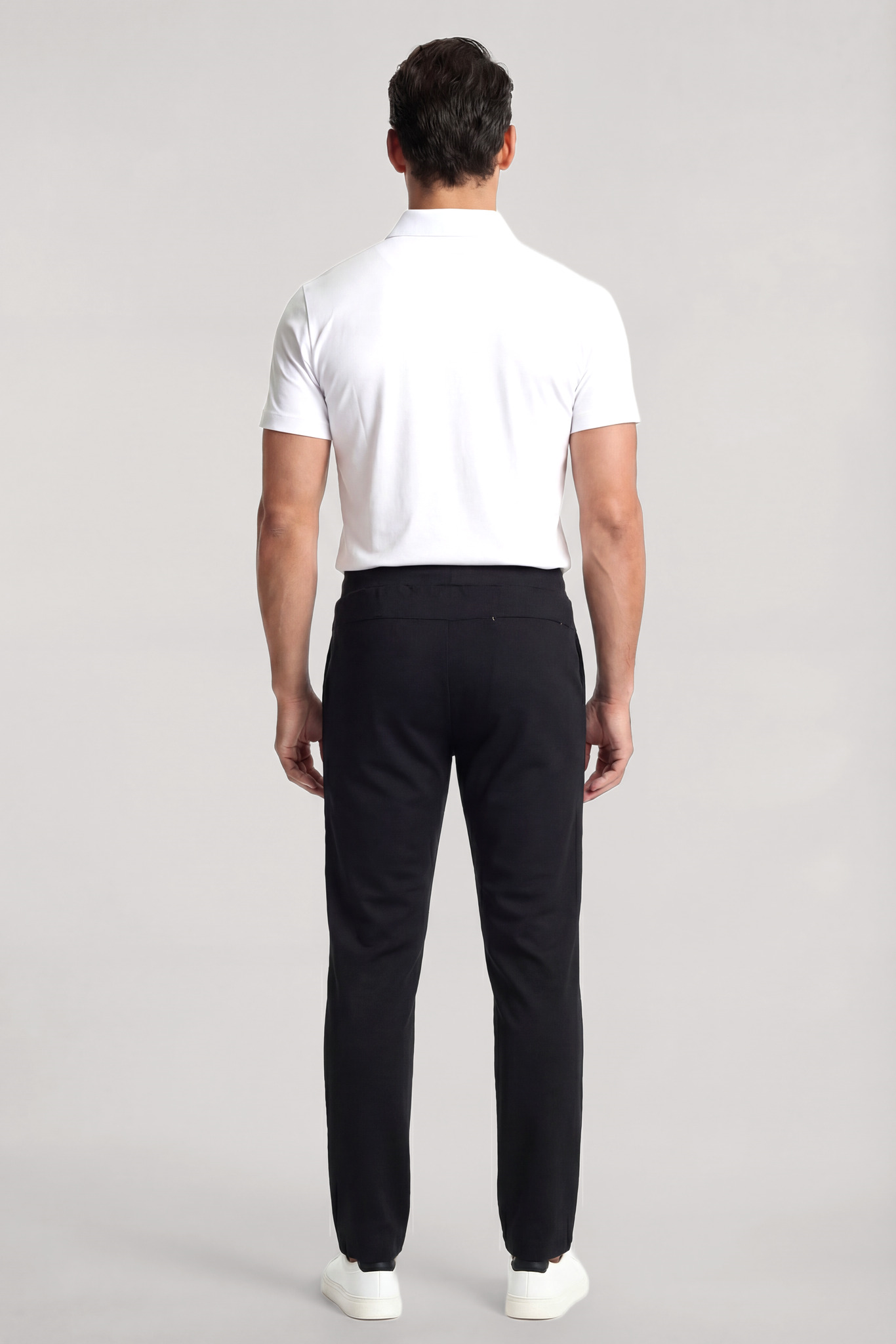 Paul Shark Paul Shark Erkek Pamuklu Regular Fit Normal Bel Daralan Paça Siyah-Altın Pantolon 26411815-11G