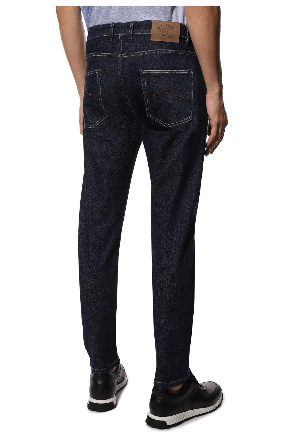 Paul Shark Paul Shark Erkek Pamuklu Regular Fit Düz Lacivert Jeans 23414100-003