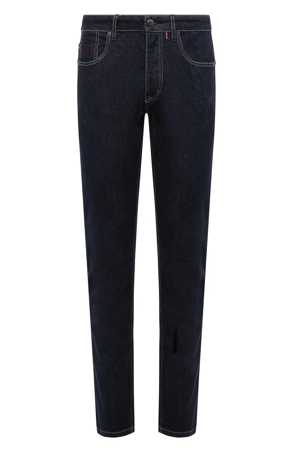 Paul Shark Paul Shark Erkek Pamuklu Regular Fit Düz Lacivert Jeans 23414100-003