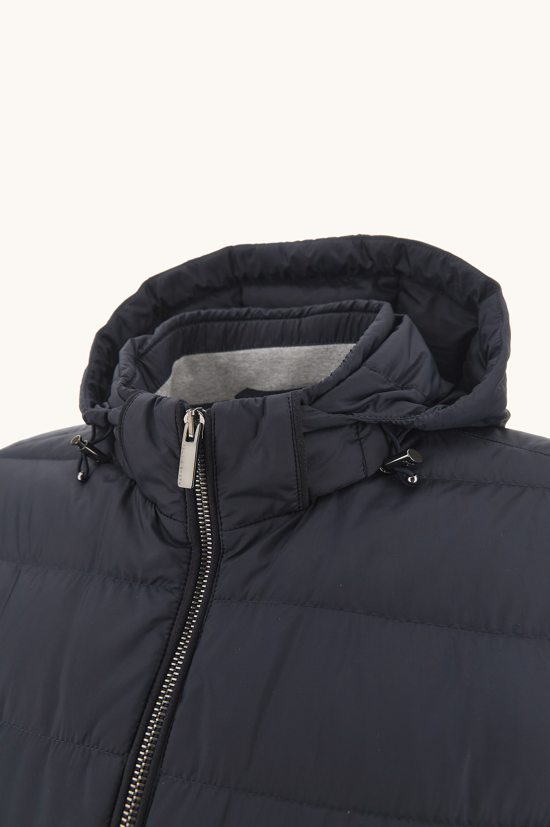 Paul Shark Paul Shark Erkek Pamuklu Regular Fit Kapitoneli Kapüşonlu Fermuarlı Lacivert Mont 99312008-013
