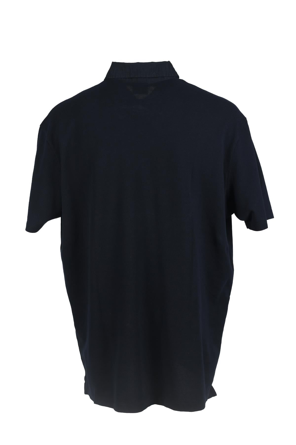 Paul Shark Paul Shark Erkek Pamuklu Regular Fit Düz Kısa Kollu Lacivert Polo Yaka T-Shirt 21411277A-013