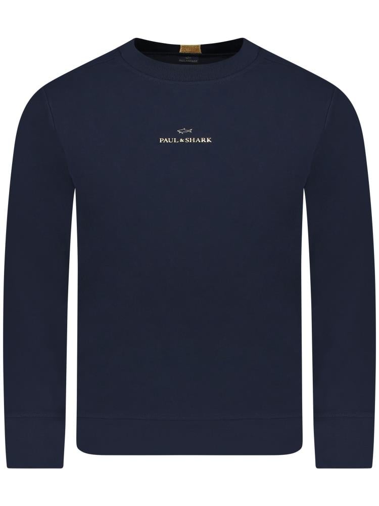 Paul Shark Paul Shark Erkek Pamuklu Uzun Kol Dokuma Günlük Kullanım Lacivert Sweatshirt 14311897-50E