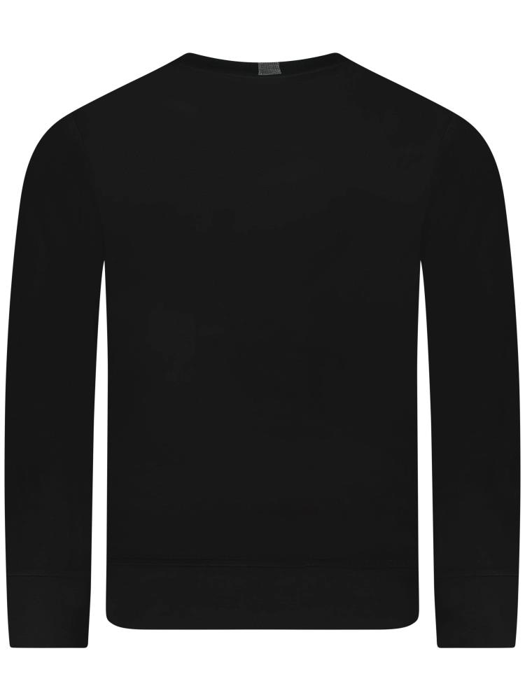 Paul Shark Paul Shark Erkek Pamuklu Uzun Kol Dokuma Günlük Kullanım Siyah Sweatshirt 14311897-11D