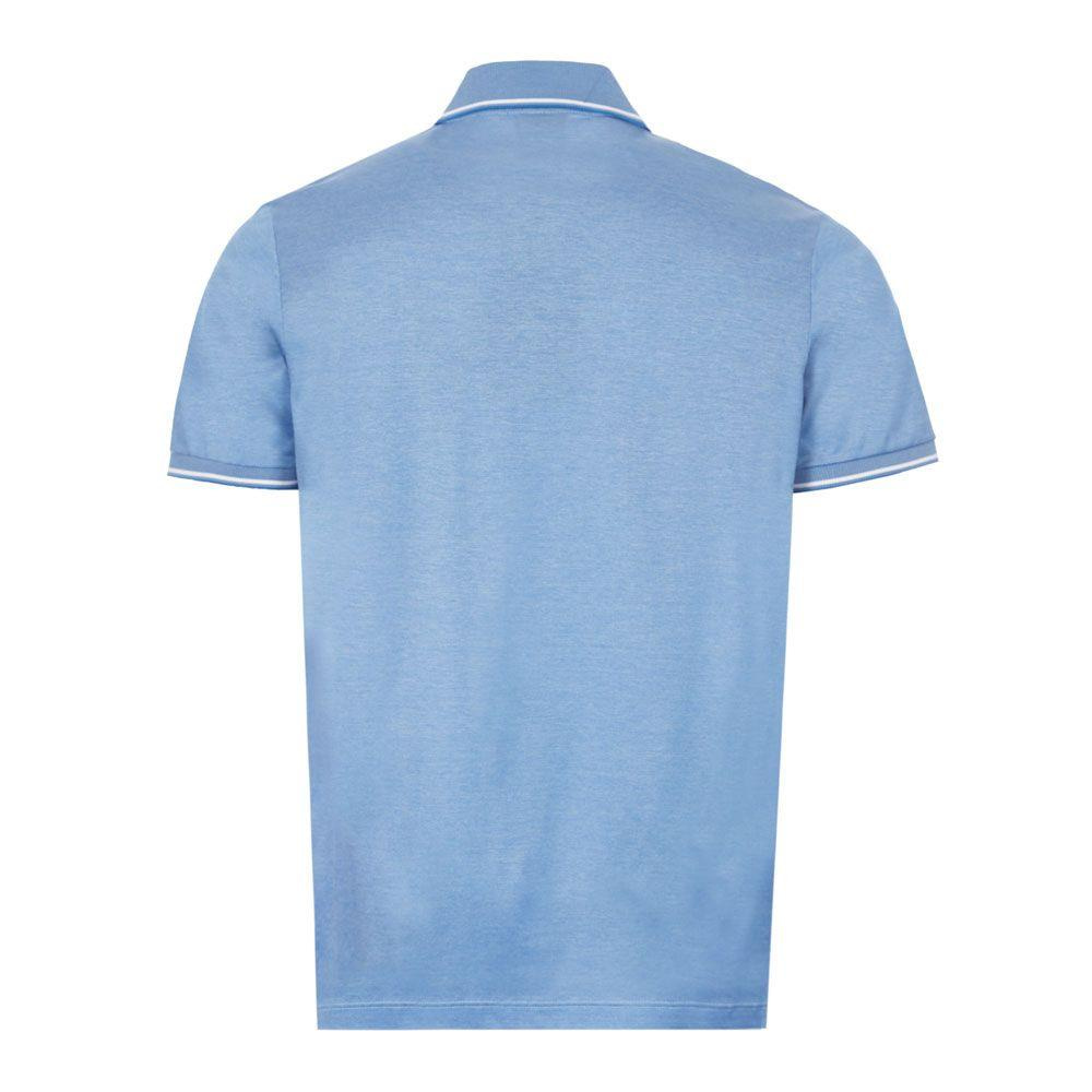 Paul Shark Paul Shark Erkek Polo Yaka Düğme Kapamalı Kısa Kollu Mavi Polo Yaka T-Shirt 21411218-209