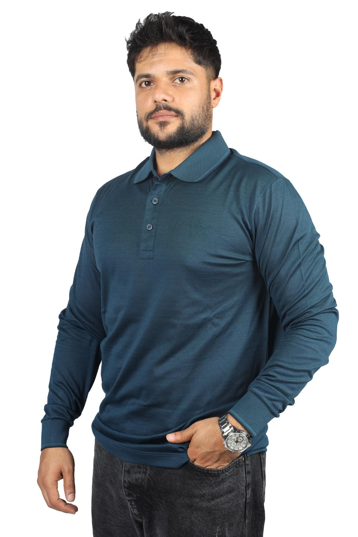 Paul Shark Paul Shark Erkek Polo Yaka Regular Fit Pamuklu Kısa Kollu Yeşil Polo Yaka T-Shirt 12311737-159