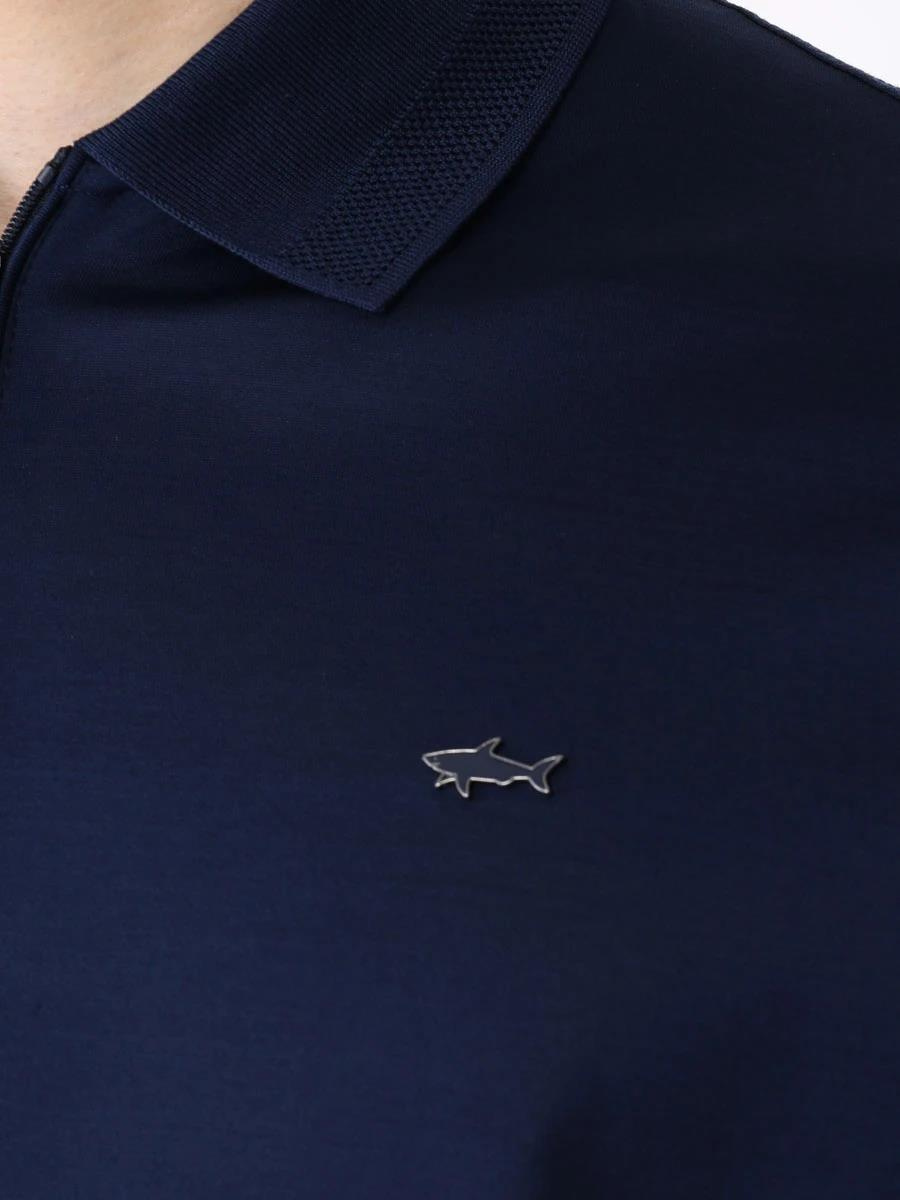 Paul Shark Paul Shark Erkek Polo Yaka Regular Fit Pamuklu Kısa Kollu Lacivert Polo Yaka T-Shirt 24411249-013