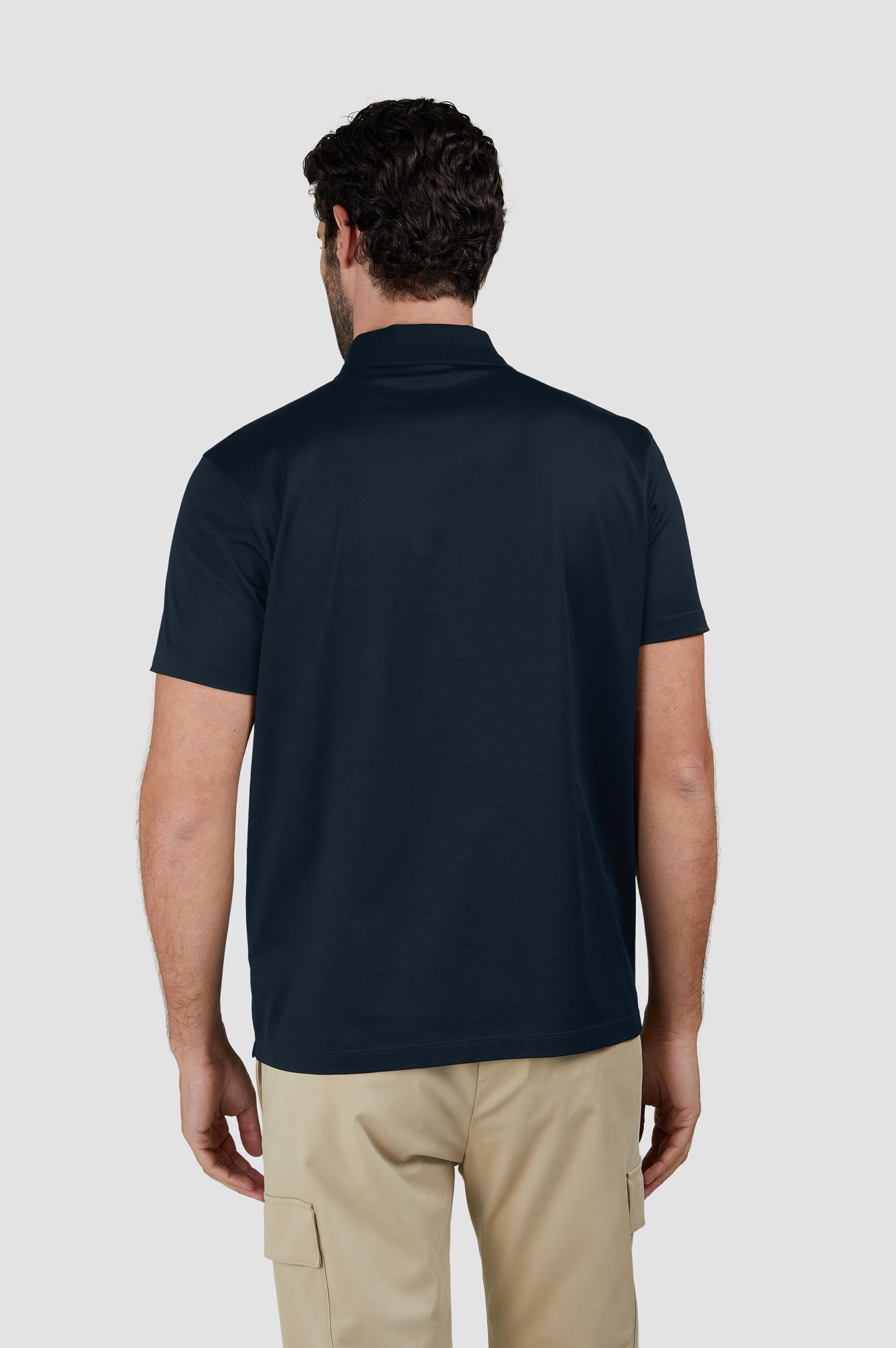 Paul Shark Paul Shark Erkek Polo Yaka Regular Fit Pamuklu Kısa Kollu Mavi Polo Yaka T-Shirt 24411249-13D