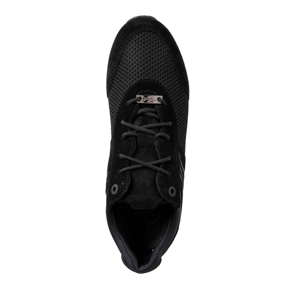 Paul Shark Paul Shark Erkek Rahat Taban File Detaylı Rahat Siyah Sneaker C0P8015-011
