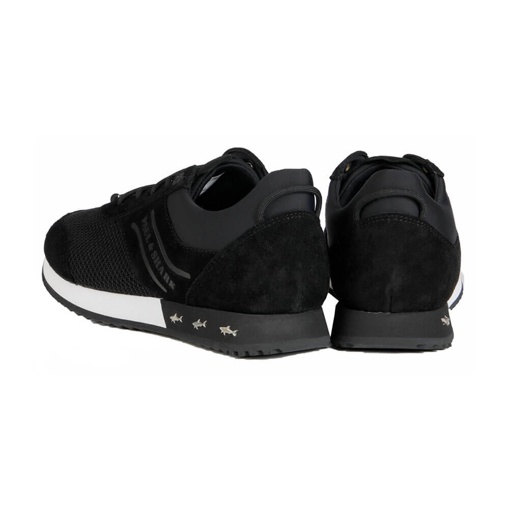 Paul Shark Paul Shark Erkek Rahat Taban File Detaylı Rahat Siyah Sneaker C0P8015-011