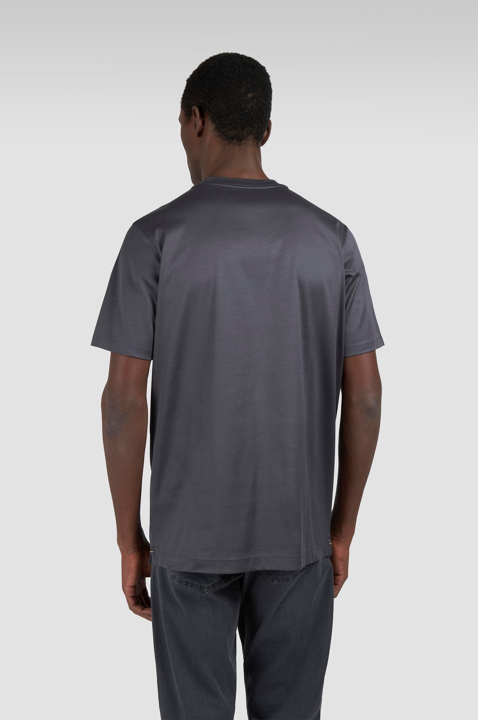 Paul Shark Paul Shark Erkek Regular Fit Yuvarlak Yakalı %100 Pamuklu Shark Logolu Kısa Kollu Kahverengi-Altın T-Shirt 15311610-94G