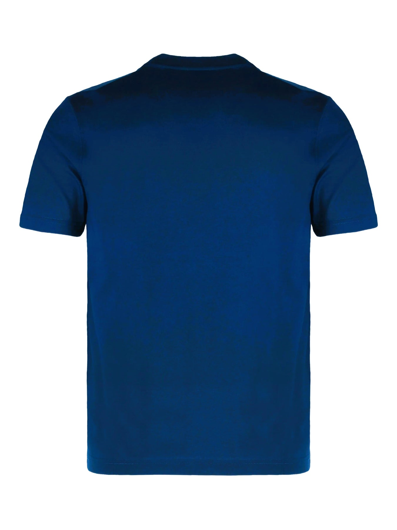 Paul Shark Paul Shark Erkek Regular Fit Ribanalı Yakalı Metalik Logo Detaylı Pamuklu Kısa Kollu Mavi T-Shirt 99311005-342