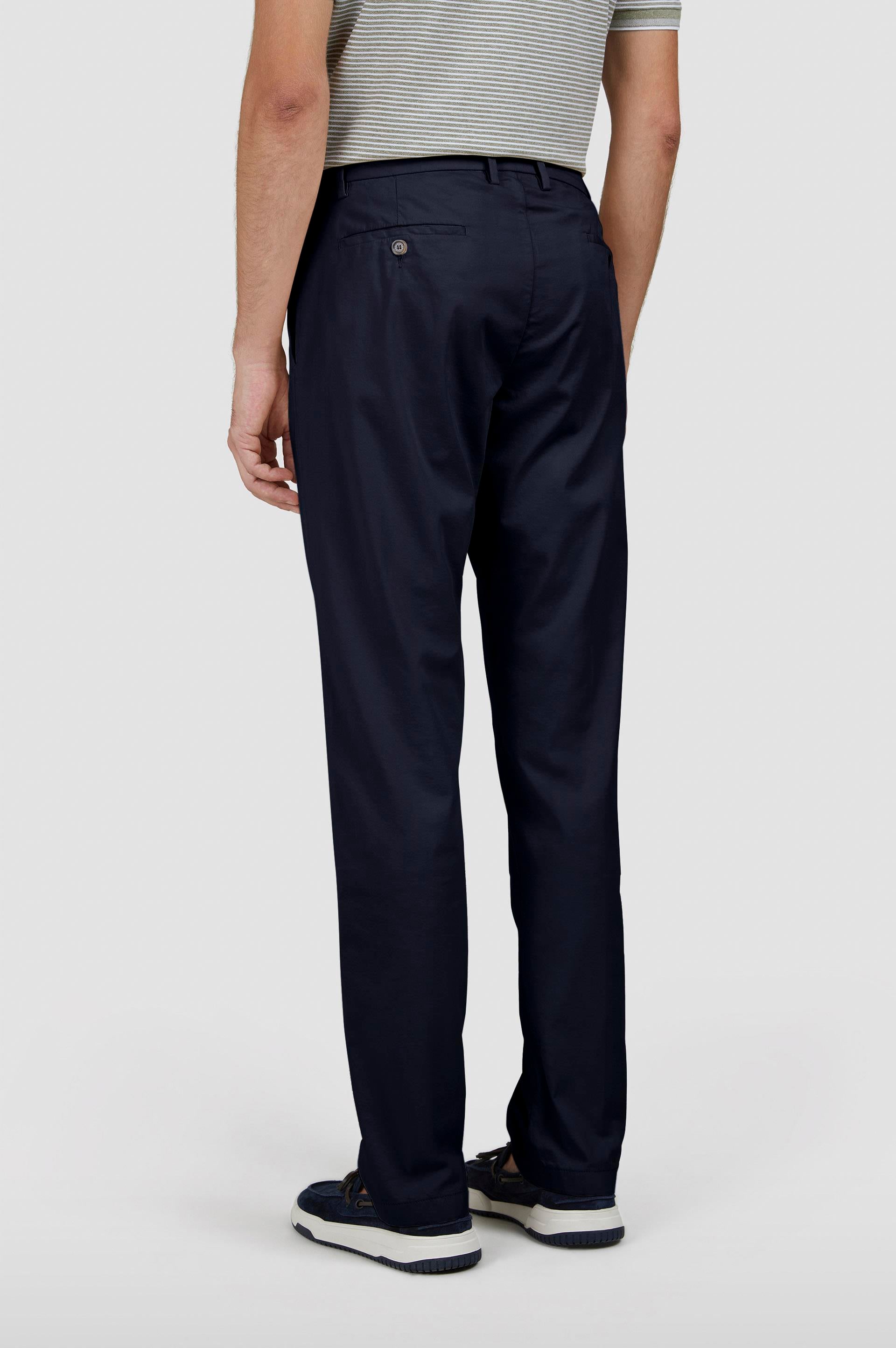 Paul Shark Paul Shark Erkek Regular Fit Normal Bel Daralan Paça Pamuklu Lacivert Pantolon 25414043-013