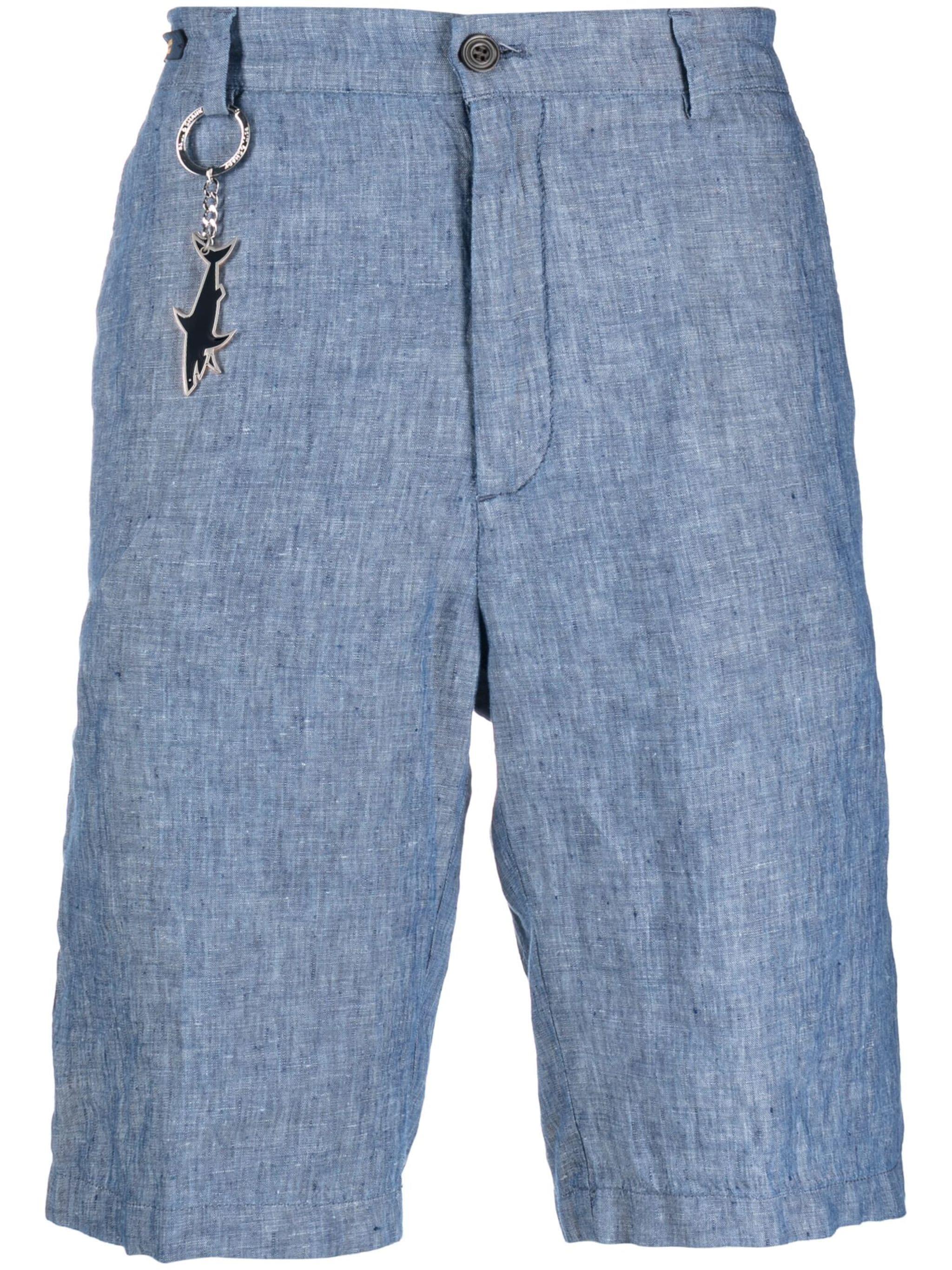 Paul Shark Paul Shark Erkek Regular Fit Düz Mavi BERMUDA 23414042-118