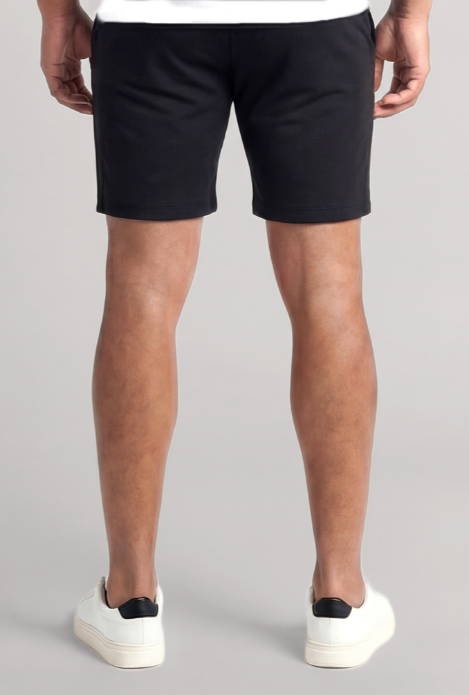 Paul Shark Paul Shark Erkek Regular Fit Polar Pamuklu Kumaşlı Beli İp Bağlamalı Siyah-Altın Şort 26411816-11G