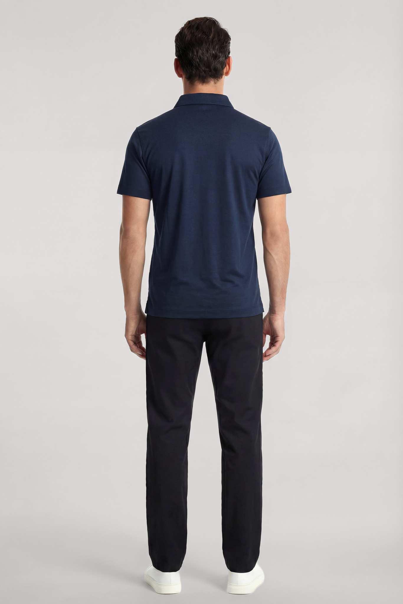 Paul Shark Paul Shark Erkek Regular Fit Pamuklu Kısa Kollu Lacivert Polo Yaka T-Shirt 26411250SM-013