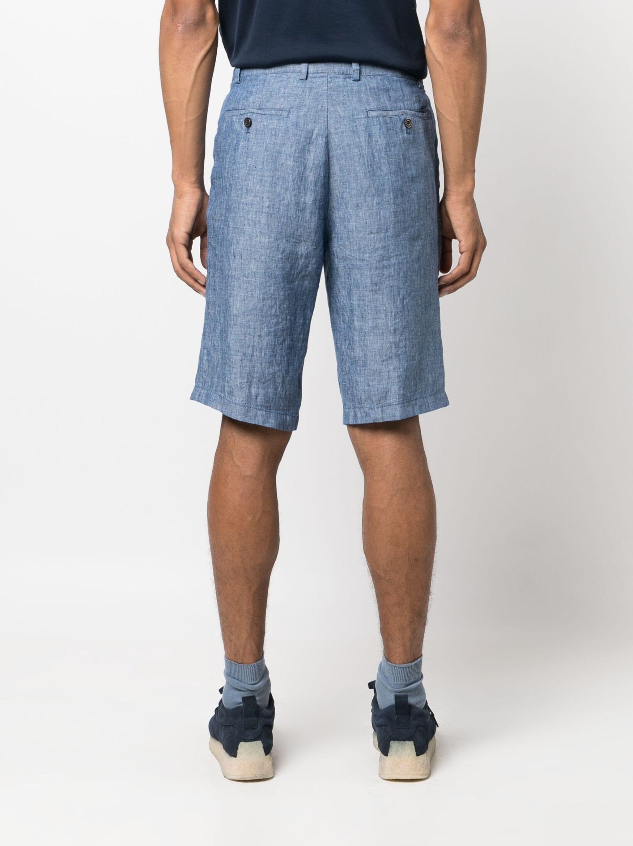 Paul Shark Paul Shark Erkek Regular Fit Düz Mavi BERMUDA 23414042-118
