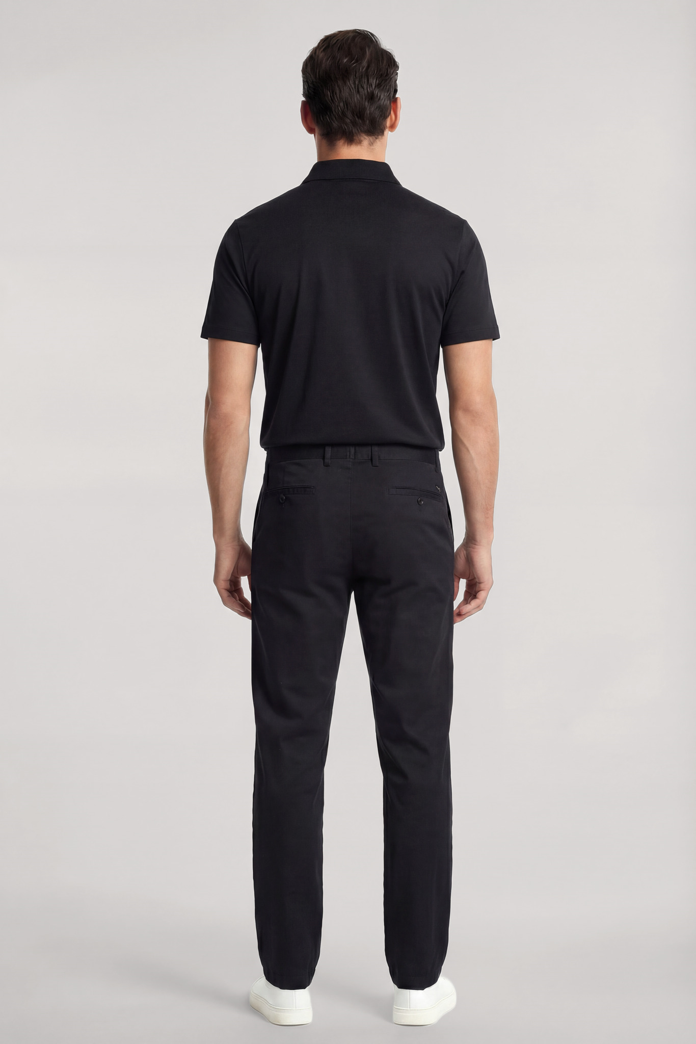 Paul Shark Paul Shark Erkek Regular Fit %100 Pamuklu Logo Detaylı Kısa Kollu Siyah Polo Yaka T-Shirt 26411236-011
