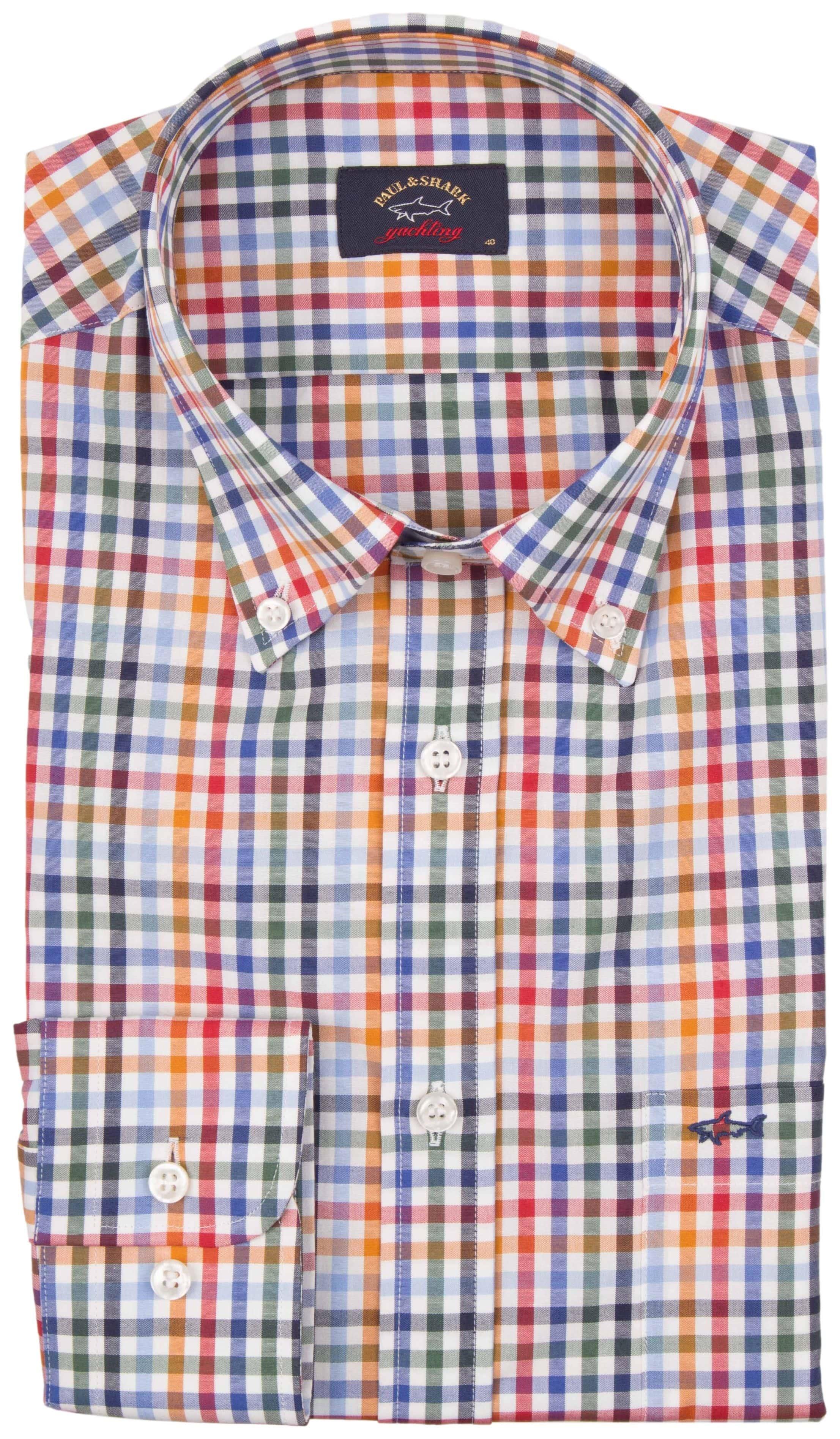 Paul Shark Paul Shark Erkek Relaxed Fit Pamuklu Düğmeli Gri1 Gömlek 11313070-001