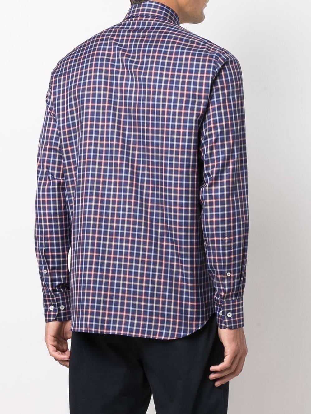 Paul Shark Paul Shark Erkek Relaxed Fit Pamuklu Düğmeli Mavi Gömlek 11313052-001